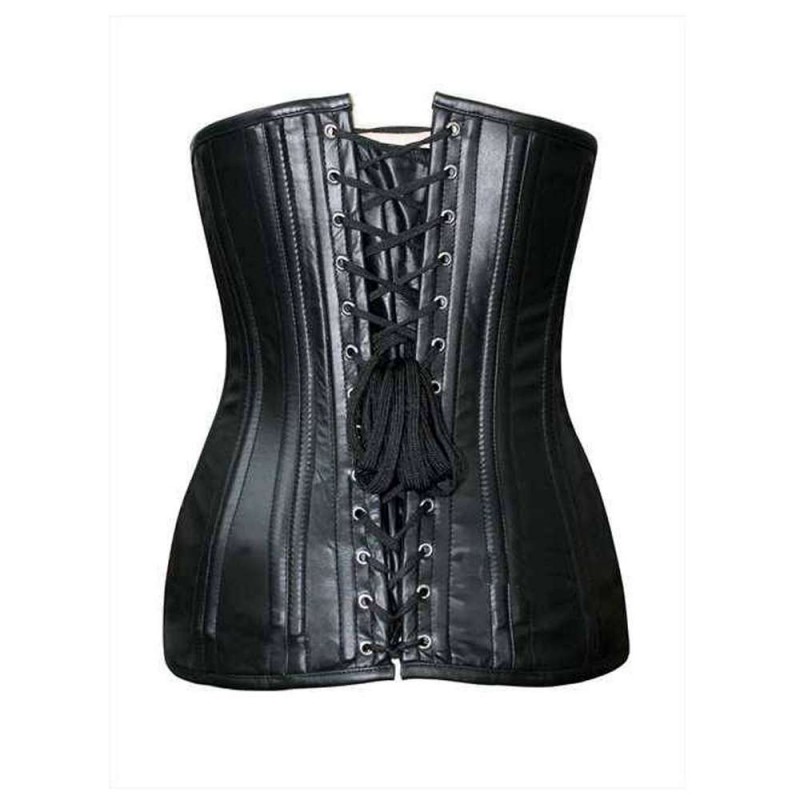 Women Authentic Double Row Bespoke Corset Steel Boned Underbust Corset